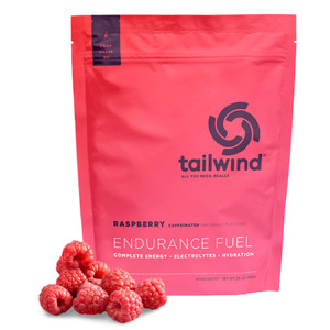 Tailwind Nutrition Endurance Fuel, Carbohydrate & Electrolyte Sports Drink Mix Powder, Gluten-Free, Vegan, Raspberry Buzz, 30 Servings (Caffeinated)