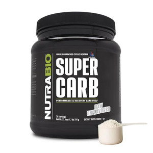NutraBio Super Carb, Carbohydrate Powder with Cluster Dextrin & Electrolytes, Advanced Carb Supplement Powder for Workout Fuel, Performance, and Musc