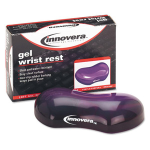 Innovera Gel Mouse Wrist Rest, 4.75 x 3.12, Purple