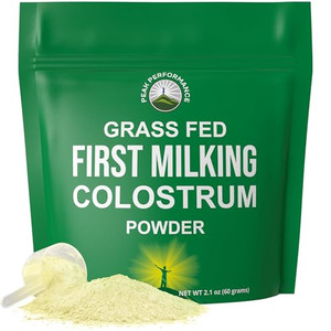 First Milking Colostrum Powder from Grass Fed USA Cows Milked Within 6 Hours of Giving Birth to Get the Most Bioactive Nutrients. High Immunoglobulin