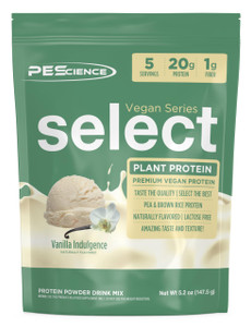 PEScience Select Vegan Protein Powder, Plant Based Protein Powder, Amazing Taste, Smooth Texture, Pea and Brown Rice Blend, Dairy Free, Lactose Free,