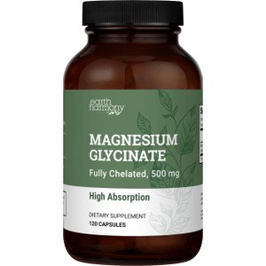 Pure Magnesium Glycinate 500mg - Chelated Magnesium Supplement, High Absorption Capsules for Sleep, Glicinato De Magnesio with Organic MCT Powder (12