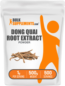 BulkSupplements.com Dong Quai Root Extract Powder - Angelica Root Powder, Dong Quai Herbal Supplements - Vegan & Gluten Free, 1g per Serving, 500g (1
