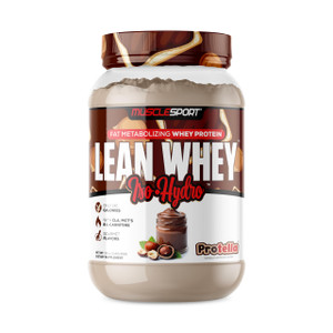 Musclesport Lean Whey Revolution Protein Powder - Whey Protein Isolate - Low Calorie, Low Carb, Low Fat, Incredible Flavors - 25g Protein per Scoop