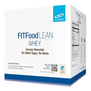 XYMOGEN FIT Food Lean Whey No Added Sugar, No Stevia - BioActive Whey Protein Powder with Natural Immunoglobulins - Supports Healthy Body Composition