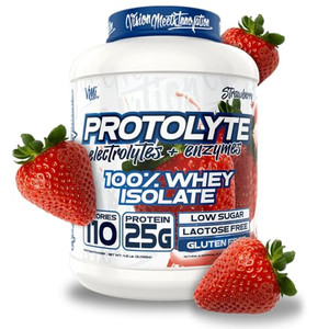 VMI Sports | ProtoLyte Whey Isolate Protein Powder | Low Calorie Whey for Weight Loss and Muscle Gain | Digestive Enzymes | Non-GMO (4.6 lb, Strawber
