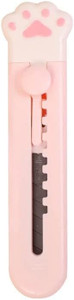Pink Cute Girly Cat Paw Alloy Mini Portalble Utility Cutter Letter Envelope Opener Mail School Office Supplies Cutting Tools
