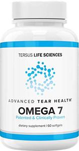 Cardia 7: Tear Health - 60 Count - Advanced Dry Eye - Omega7 Natural - Assists with Dry Eye, Tear Quality and Soothes Irritation