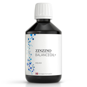 Zinzino BalanceOil+ AquaX - Optimal Omega-6:3, Contributes to Normal Brain Function and Immune System, Maintains EPA and DHA - 300ml