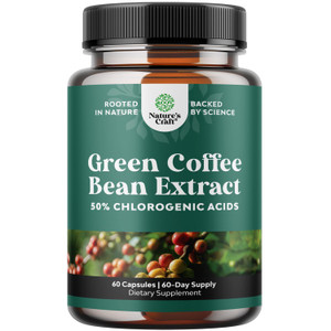 Green Coffee Bean Extract - Natural Appetite Suppressant for Women - Herbal Fat Burners for Women and Men for Improved Daily Energy and Immunity