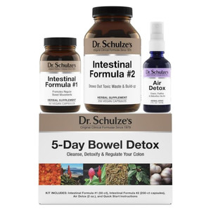 Dr. Schulze's 5-Day Bowel Detox - 5Day Cleanse Kit for a Gentle Bowel Reset - Supports Gut Health, Bloating & Easy Elimination - Natural, Clean Ingre