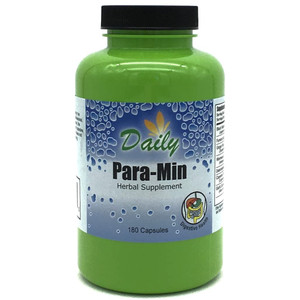 Daily para-Min (Black Walnut Hull, Fumaric Acid, Ginger Root, Wormwood Herb, Diatomaceous Earth, Cayenne Fruit & Garlic Bulb)