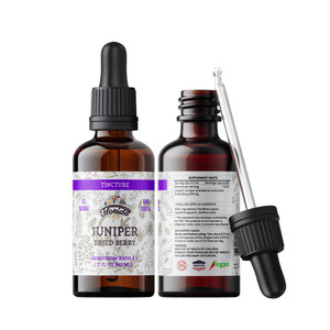 FLORIDA HERBS Juniper Tincture Alcohol-Free, Organic Juniper Berry Extract (Juniperus communis) - Non-GMO in Cold-Pressed Organic Vegetable Glycerin