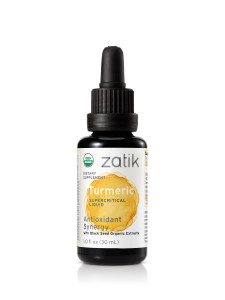 Zatik Naturals - Turmeric Supercritical Liquid with Black Seed Organic CO2 Extract, Antioxidant Synergy, Cold Pressed, Unrefined Oil, USDA Organic Ce