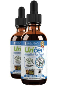 Rejuvica Health Uricel - Advanced Uric Acid Support & Cleanse Supplement - Liquid Delivery for Better Absorption - Tart Cherry, Chanca Piedra, Celery