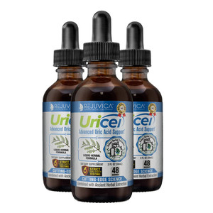 Rejuvica Health Uricel - Advanced Uric Acid Support & Cleanse Supplement - Liquid Delivery for Better Absorption - Tart Cherry, Chanca Piedra, Celery