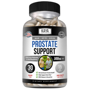 Kaya Naturals Prostate Support | Saw Palmetto, Potent DHT Blocker for Hair Growth, Promote Sleep, Reduce Frequent Urination, Bladder Emptying & Stami