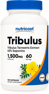 Nutricost Tribulus Terrestris Extract 1500mg, 120 Capsules - 60 Servings (750mg Per Cap), Non GMO & Gluten Free