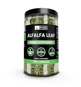 Pure Original Ingredients Alfalfa Leaf (730 Capsules) No Magnesium Or Rice Fillers, Always Pure, Lab Verified