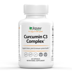 Jigsaw Health Curcumin C3 Complex | Curcumin Capsules Antioxidant Support | 60 Capsules | 60 Servings