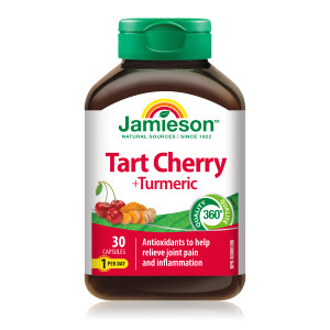 Jamieson Tart Cherry & Turmeric, 30 Capsules