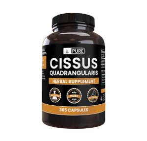Pure Original Ingredients Cissus Quadrangularis (365 Capsules) No Magnesium Or Rice Fillers, Always Pure, Lab Verified