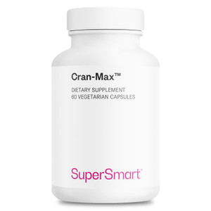 Supersmart - Cran-Max 500mg per Day (Patented) - Cranberry Supplement - High Concentrate Extract of Proanthocyanidins | Non-GMO & Gluten Free - 60 Ve