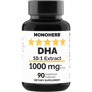 MONOHERB DHA Extract 1000 mg - 90 Vegetarian Capsules