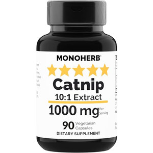 MONOHERB Catnip Extract 1000 mg - 90 Vegetarian Capsules