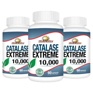 Rise-N-Shine Catalase Extreme Supplement 10,000 - Supplement with Saw Palmetto, Biotin, Fo-Ti, PABA - Hair Supplements for Strong Hair Support- 180 C