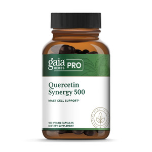 GAIA HERBS PRO Quercetin Synergy 500 - Immune System Support Supplement* - Cell Health Supplement* with Quercetin, Bromelain & Turmeric - 100 Capsule