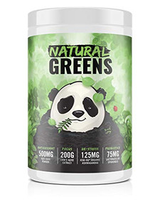 Underground Bio Labs/Panda Supps: All Natural SUPERFOOD: Greens, Reds, Golds,Probiotics,Ashwagandha and Lion's Mane, for Health and Wellness 13.76 Oz