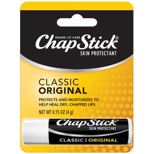 ChapStick Classic Original Lip Balm Tubes, Lip Care - 0.15 Oz (12 Blister Packs of One Each)