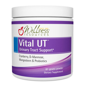 Vital UT Powder with D-Mannose, Cran-Max Cranberry, LactoSpore Probiotic for Urinary Tract and Bladder Health, 36mg PACs and 1 Billion Spore Probioti