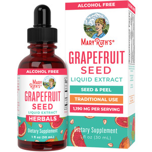 MaryRuth Organics Grapefruit Seed Extract Grapefruit Seed Oil Drops | Peel & Seed | Herbal Tinctures Liquid Drops | Sugar Free | Vegan | Non-GMO | Gl