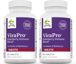 Terry Naturally ViraPro - Supplement with Herbal Blend for Immune Support - Supplement with Elderberry, Zinc & Selenium - Support Immune Response - 6