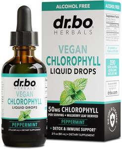 Chlorophyll Liquid Drops Body Detox - Vegan Liquid Chlorophyll Drops Odor Cleanse Supplement, Energy & Immune Support, Internal Deodorant, Body Deodo