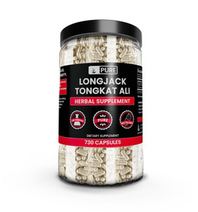Pure Original Ingredients Longjack (Tongkat Ali) (730 Capsules) No Magnesium Or Rice Fillers, Always Pure, Lab Verified