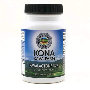 Kona Kava Farm 30% Kavalactone Kava Extract Capsules (120 Capsules)