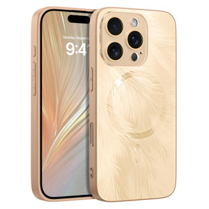 BENTOBEN for iPhone 16 Pro Case, [Full Camera Lens Protector] Phone Case for iPhone 16 Pro [Compatible with MagSafe] Matte Luxury Metallic Luster Sho