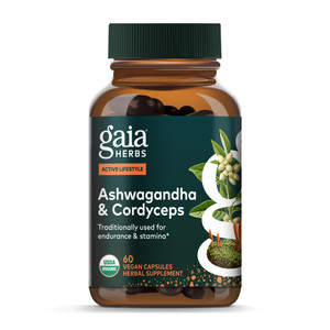 Gaia Herbs Adaptogen Performance Mushrooms & Herbs - Energy Support Supplement to Help Sustain Endurance and Stamina* - Contains Cordyceps and Ashwag