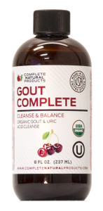Complete Natural Products Uric Acid Complete - 8oz Liquid Supplement to Support Uric Acid Cleanse, Kidney Health & Circulation with Apple Cider Vineg