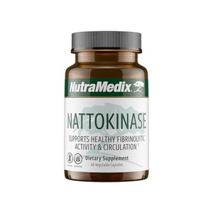 NutraMedix Nattokinase Supplement - Nattokinase 2000 FU per Serving - Formulated for to Support Heart Health and Healthy Circulation - Gluten + Dairy