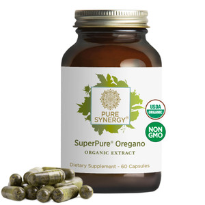 PURE SYNERGY SuperPure Oregano Extract | Oregano Oil Extract Capsules | Organic Oil and Leaf Supplement | for Immune, Digestive, and Respiratory Heal