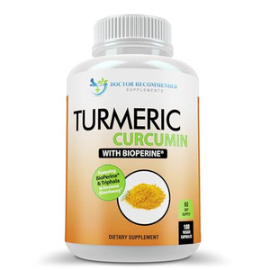 Turmeric Curcumin Supplement - 2250mg/d - Veggie Caps - 95% Curcuminoids with Black Pepper Extract (Bioperine) - 750mg Capsules - 100% Organic - Most