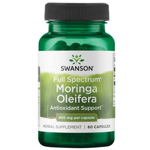 Swanson Full Spectrum Moringa Oleifera - 400 Milligrams 60 Capsules