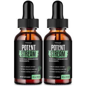 Potent Stream Drops Prostate Supplements for Men PotentStream Prostate Health Supplements for Men Potent Stream Drops - Maximum Strength with Shilaji