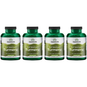 Swanson Full Spectrum Turmeric (Curcumin) - Joint Health, Digestion, Heart Health & Liver Support Supplement - Curcuma Longa Formula Promoting Memory