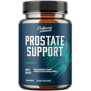 Prostate Support Supplement for Men, Pygeum with Pure Saw Palmetto Berries Extract Vitamins Zinc Plant Sterol Complex Easy Urinary Flow Mens Health