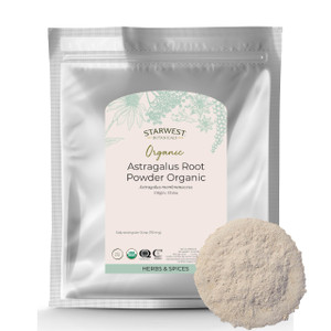 Starwest Botanicals Organic Astragalus Root Powder - Dried Herb for Tea, Natural Immune Support, Promotes Wellness, Certified Kosher, Non-GMO- Bulk 1